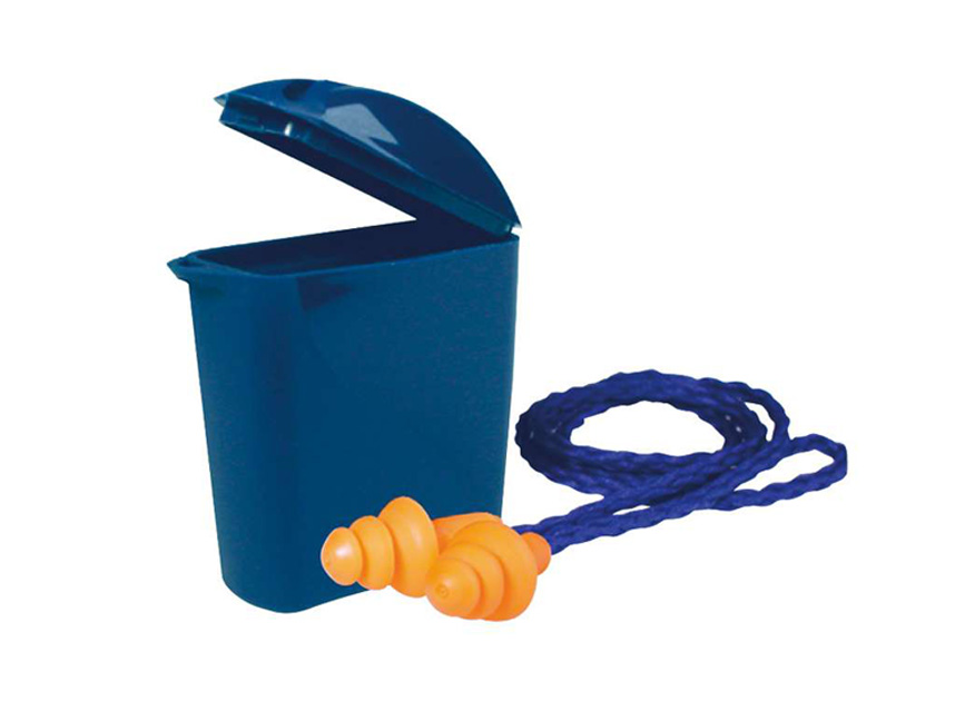 3M 1271 Reusable Corded Earplugs c/w case - Click Image to Close