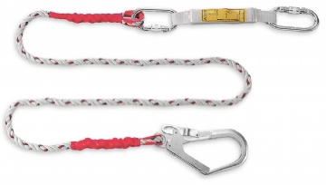 Polyamide Lanyard with Energy Absorber - EV240-LOH - Click Image to Close