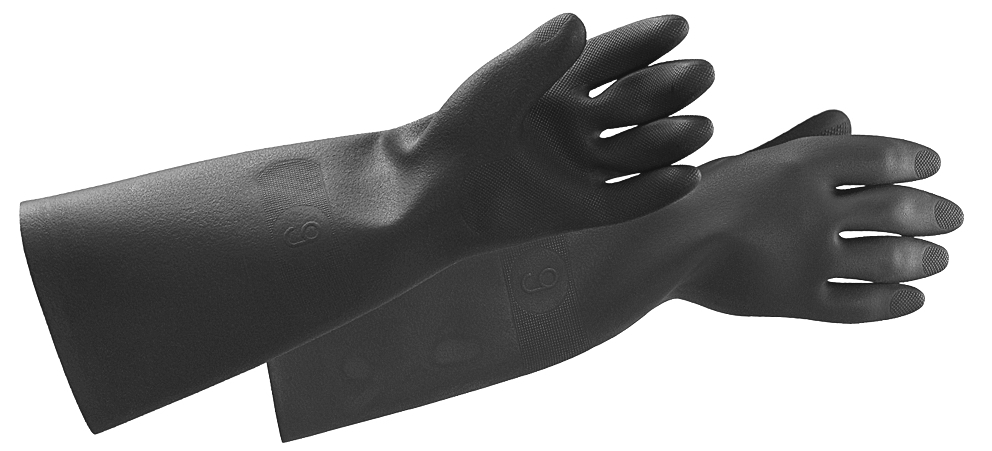 Black Knight Rubber Glove - BK39-18 - Click Image to Close