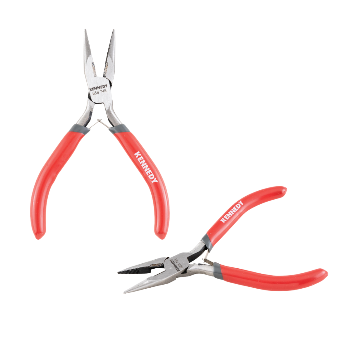 KENNEDY KEN5587450K 130mm/5.1/4" MICRO PLIERS - LONG NOSE - Click Image to Close