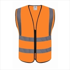 REMAX 99-SV102R ZIPPER FRONT REFLECTIVE SAFETY VEST - Click Image to Close