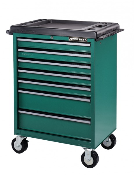 Jonnesway 7-DRAWER TOOL TROLLEY W/WORKING TABLE C-7DW7 - Click Image to Close