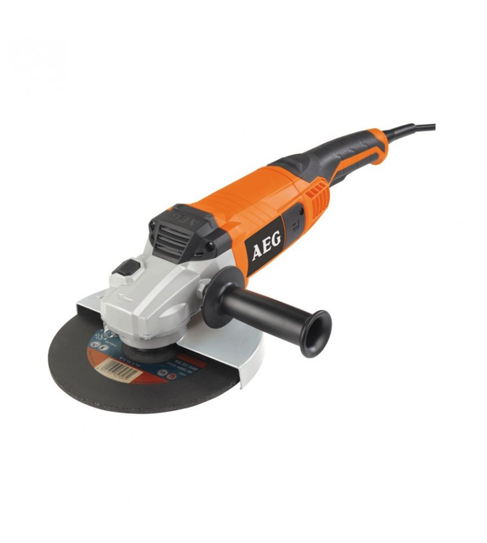 AEG WS2200180 Large Angle Grinder 180mm - Click Image to Close