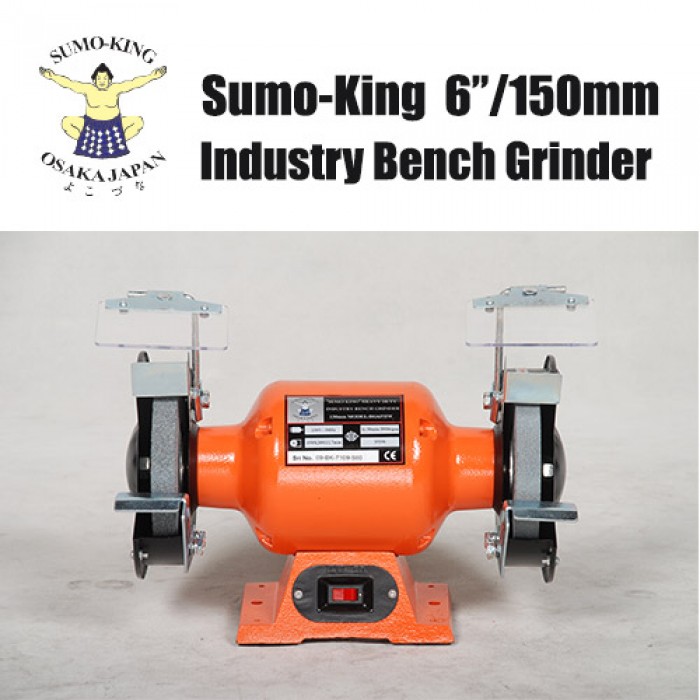 SUMO KING 6" 375W INDUSTRY BENCH GRINDER BG6375W - Click Image to Close