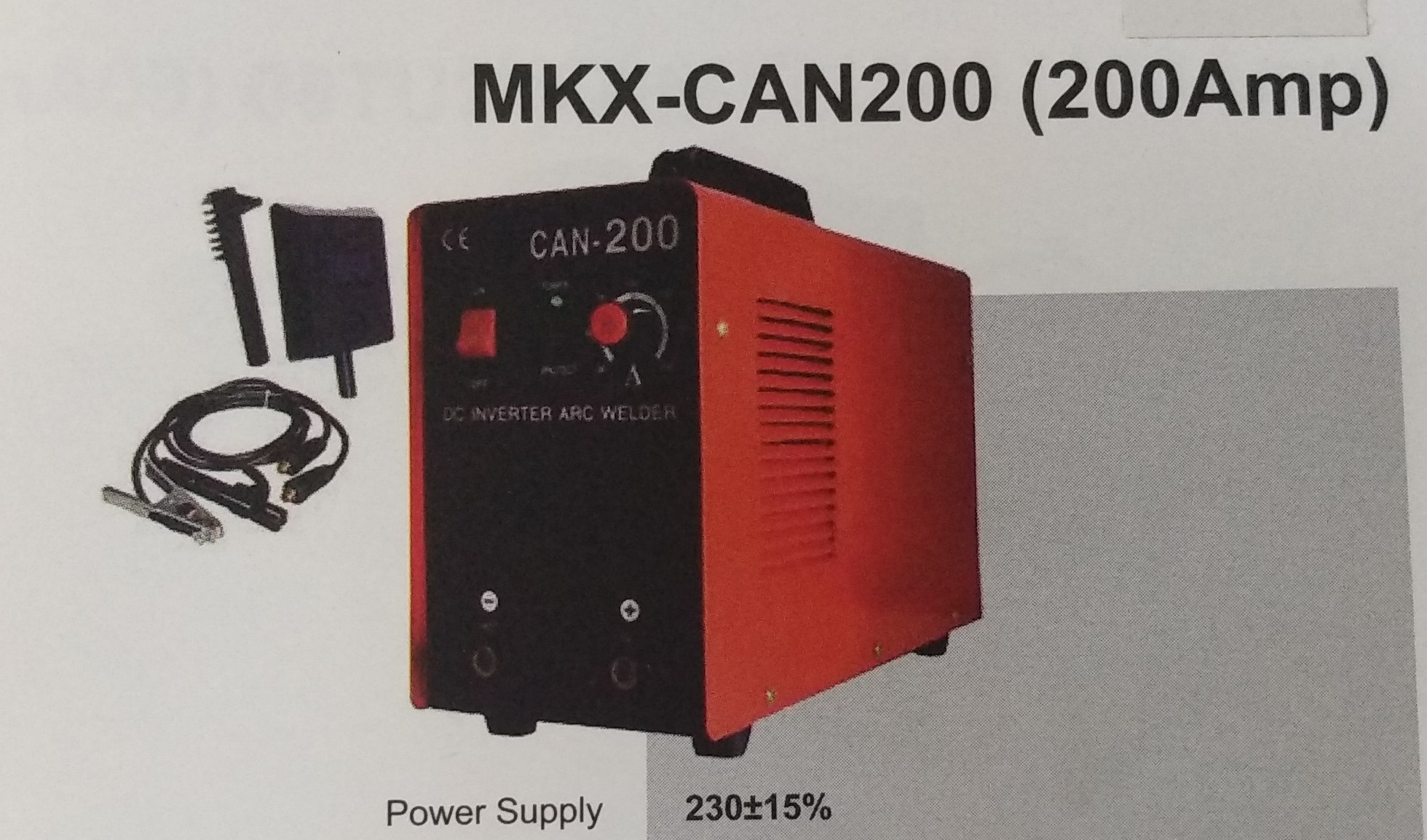 MR.MARK MKX-CAN200 ( 200Amp )MMA MACHINE INVERTER - Click Image to Close
