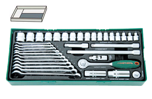 36PCS 3/8"DR. SOCKET & COMBINATION WRENCH SET S04H3536SP - Click Image to Close