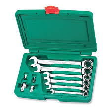 Jonnesway 8 Pc 72 Teeth Racheting Combination Wrench Set W45508S - Click Image to Close