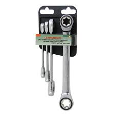 Jonnesway 72 TEETH RATCHETING STAR WRENCH SET 4 PC W67104S - Click Image to Close