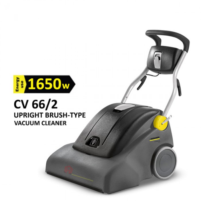 CV66/2 UPRIGHT BRUSH-TYPE VACUUM CLEANER (1600W/35L/143MBAR) - Click Image to Close