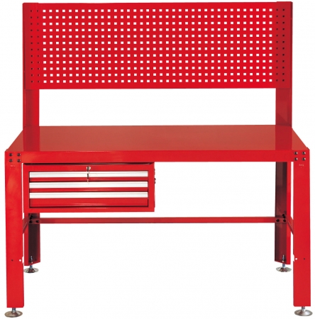 6010 WORKBENCH W. BACKPANEL - Heavy Duty - Click Image to Close