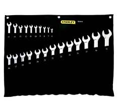 Stanley 93-616-22 Mirror Finish Extra Long 23 Piece Combination - Click Image to Close