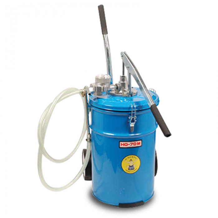 SUMO KING 20L HAND OPERATED GREASE & OIL PUMP WITH CLOCK FLOW ME - Click Image to Close