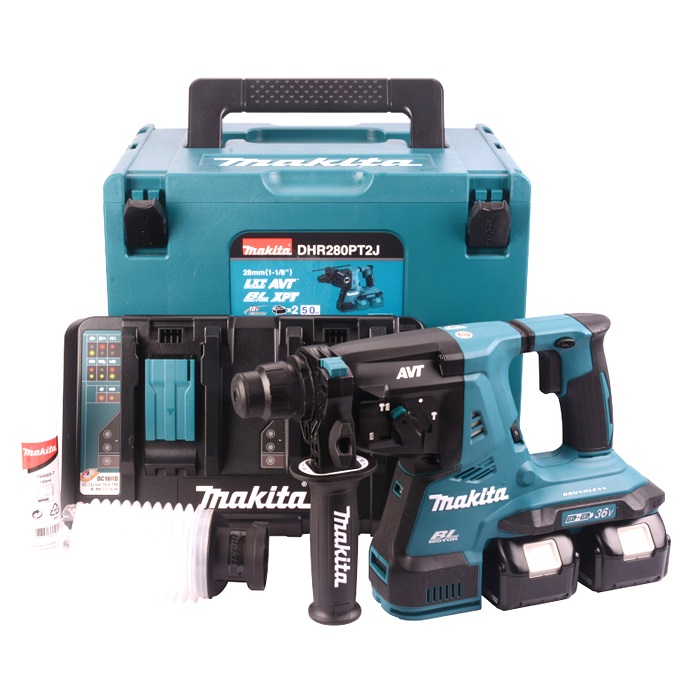 Makita DHR280PT2J: Cordless Rotary Hammer, 3 in 1 Function - Click Image to Close