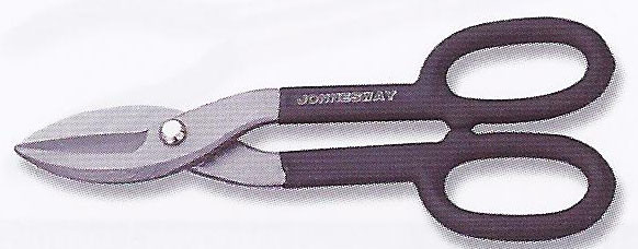 10" STRAIGHT PATTERN SNIPS - Click Image to Close