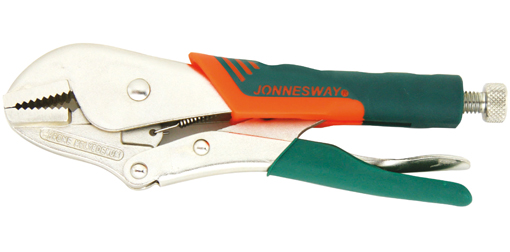 10" STRAIGHT JAW LOCKING PLIERS W/WIRE CUTTERS - Click Image to Close