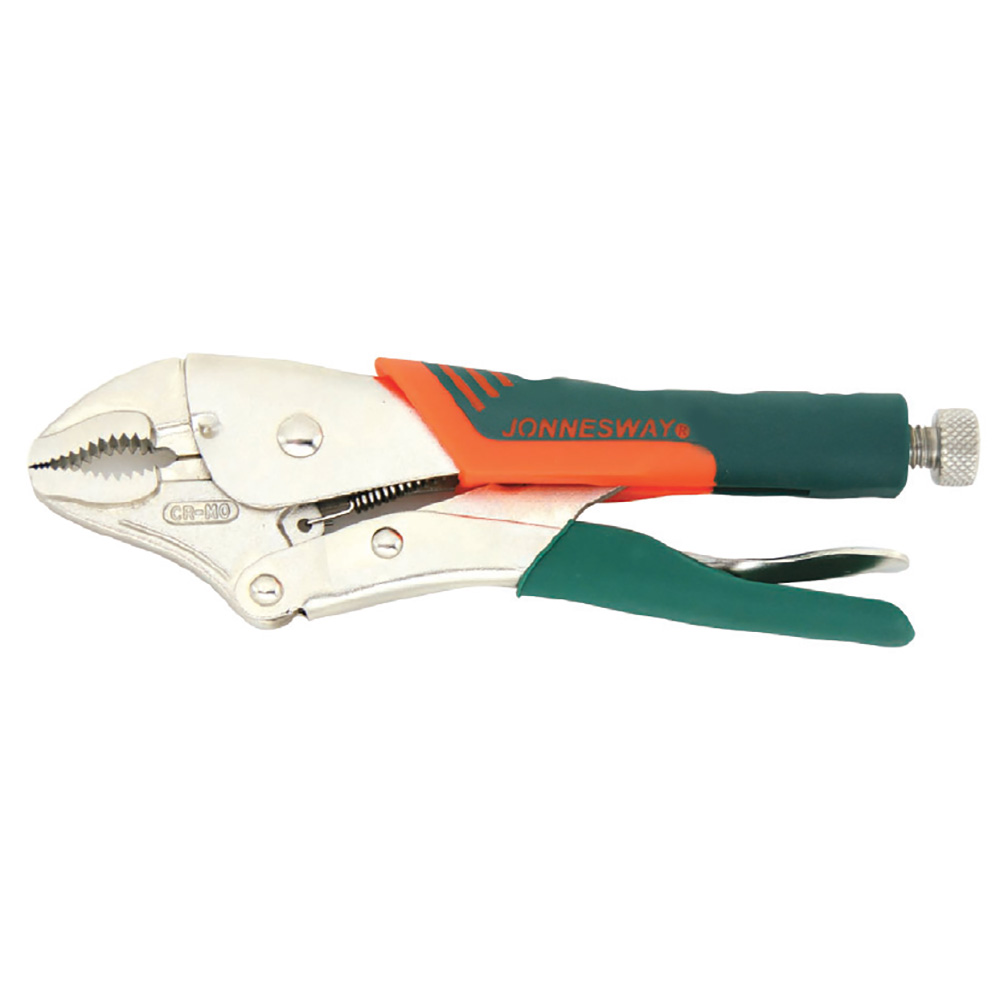 10" CURVED JAW LOCKING PLIERS W/WIRE CUTTERS - Click Image to Close