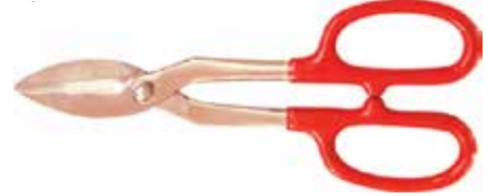 Temo 300mm Safety Snips - Al-Br - Click Image to Close