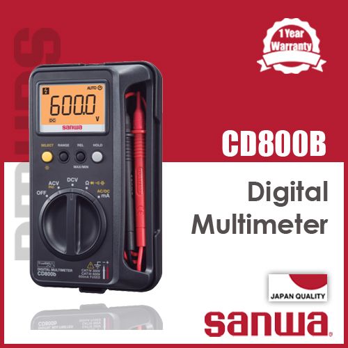SANWA CD800B DIGITAL MULTIMETER - Click Image to Close