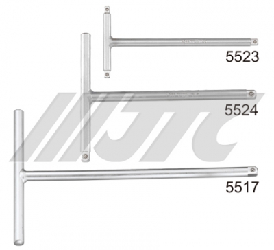 JTC-5524 3/8" DOUBLE ENDED T HANDLE EXTENSION BAR - Click Image to Close