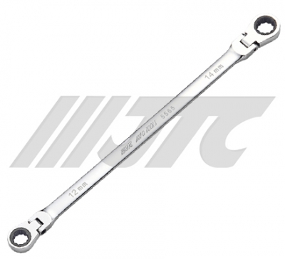 JTC-5569 EXTRA LONG SWIVEL GEAR OFFSET BOX WRENCH - Click Image to Close