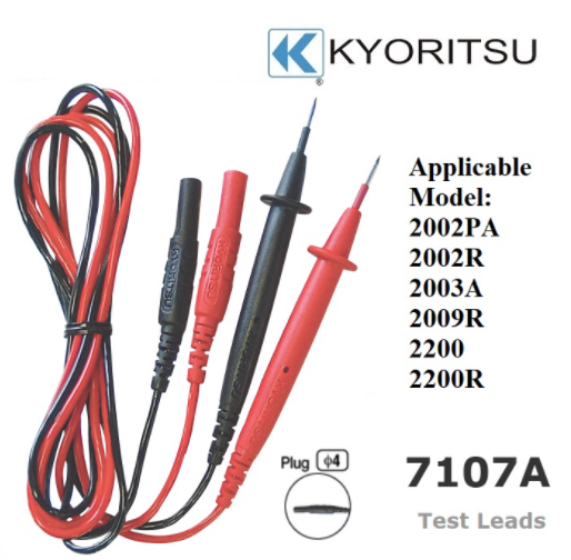 KYORITSU 7107A Test Lead - Click Image to Close