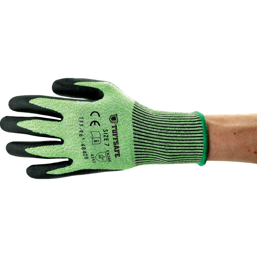NITRILE FOAM GLOVES SIZE 8 - Click Image to Close