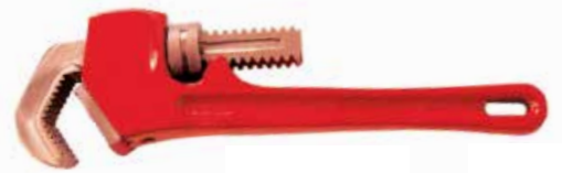 Temo 250mm Safety Hex Pipe Wrench - Be-Cu - Click Image to Close