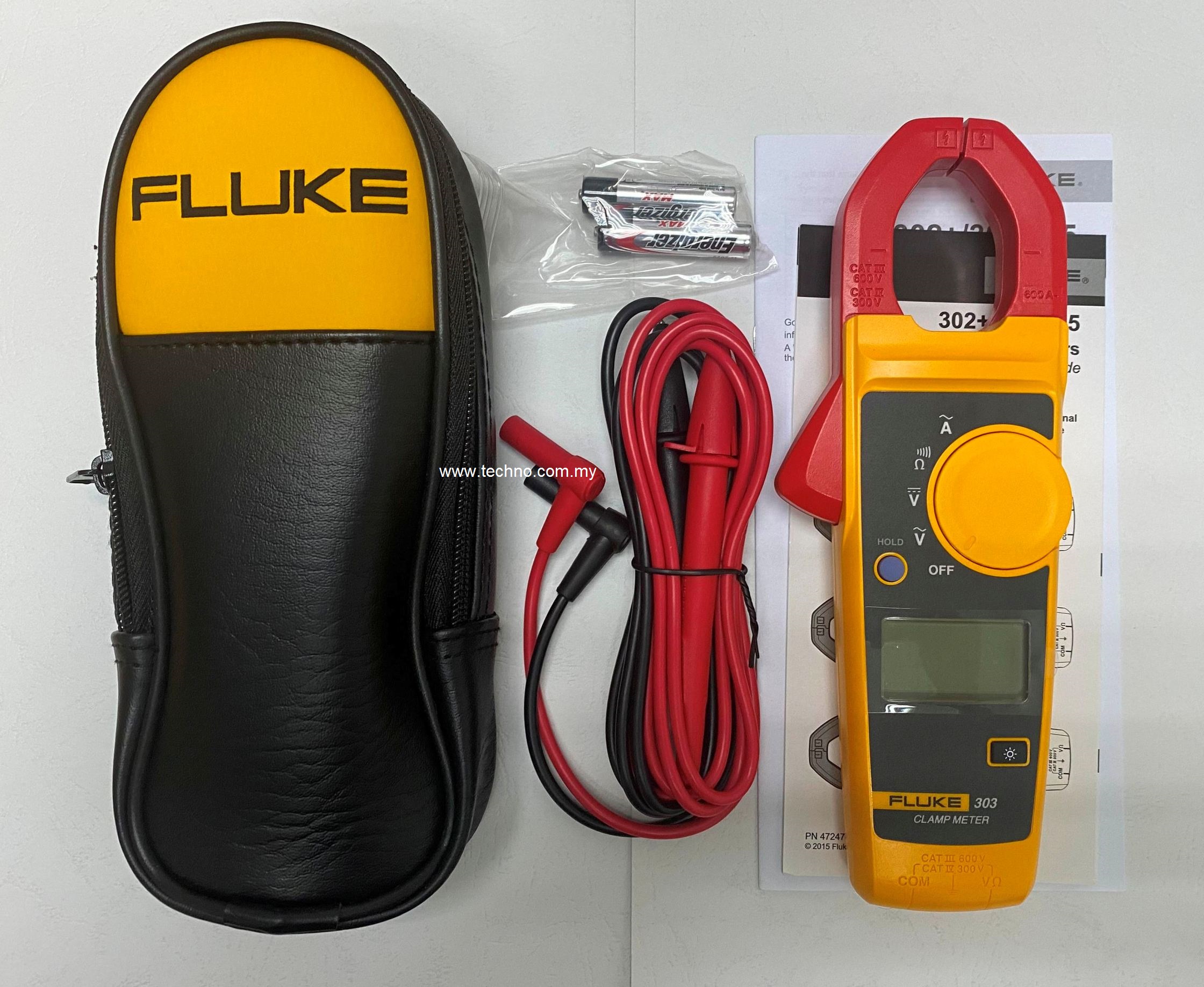 Fluke 303 Compact AC Clamp Meters - Click Image to Close