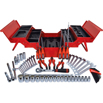 KENNEDY KEN5950055K CANTILEVER TOOLBOX TOOL SET 62-PCE - Click Image to Close