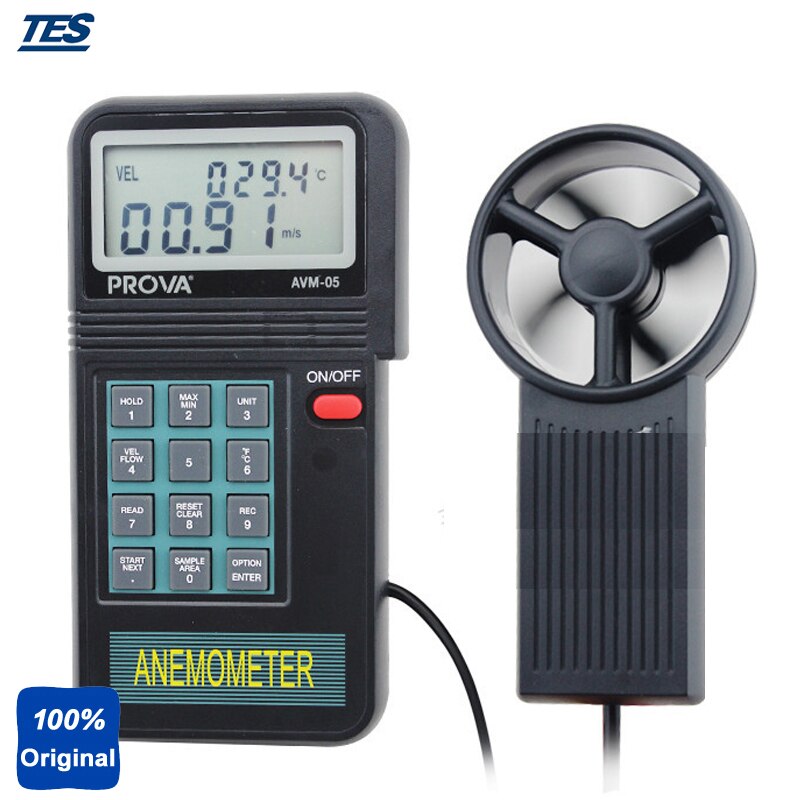 TES AVM-07 Anemometer - Click Image to Close