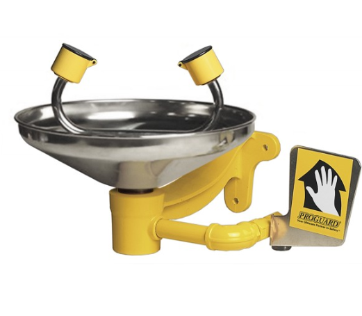 Eyewash With Stainless Steel Bowl - PG 5050 SS - Click Image to Close