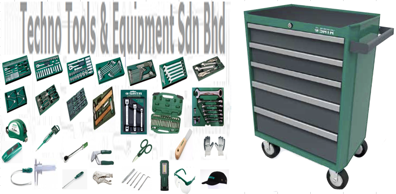 SATA 95121P-22 318PCS 5 Drawers Tool Trolley Set w/ Free Gift - Click Image to Close