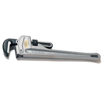 31095 14" Aluminum Straight Pipe Wrench - Click Image to Close