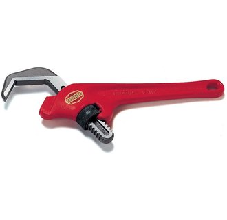 5/8" - 1-1/4" Capacity Straight Hex Pipe Wrench - Click Image to Close