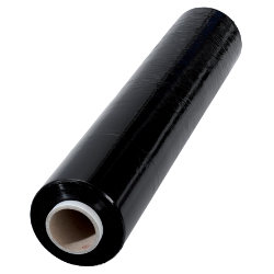 Packaging Wrap Stretch Film 500mm X 1.8KG/Roll - Black - Click Image to Close