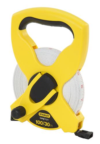 STANLEY STHT34791-8 FOOT OPEN REEL FIBERGLASS LONG TAPE 30m/100 - Click Image to Close