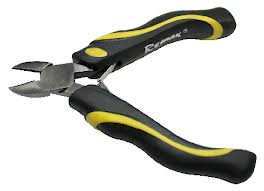 Diagonal Cutting Pliers Y/B HDL - 40RP211 - Click Image to Close