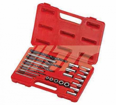 JTC4733 25PCS SCREW EXTRACTOR/DRILL & GUIDE SET - Click Image to Close