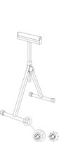 HEAVY DUTY ROLLER STAND - Click Image to Close