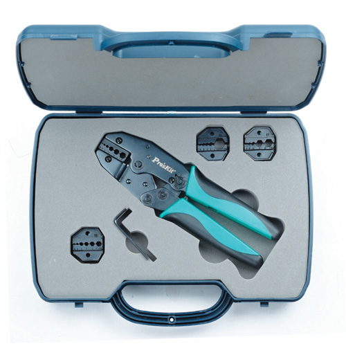 PROSKIT 608-312ST Coaxial Crimping Tool Kit - Click Image to Close
