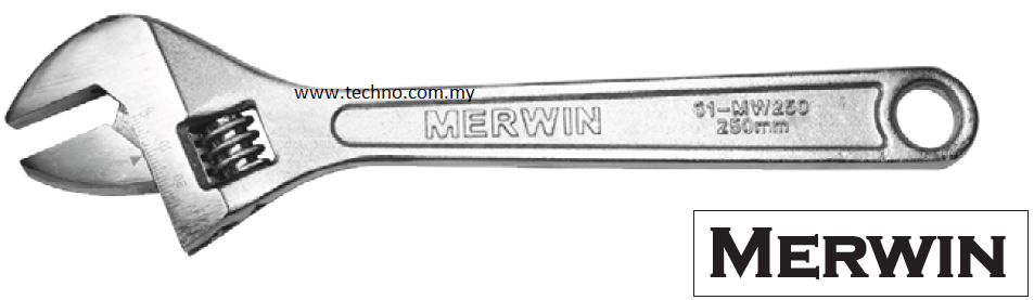 61-MW200 ADJUSTABLE WRENCH 200MM 8" - Click Image to Close