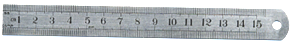 MERVIN 64-MM896 6" STAINLESS STEEL RULER
