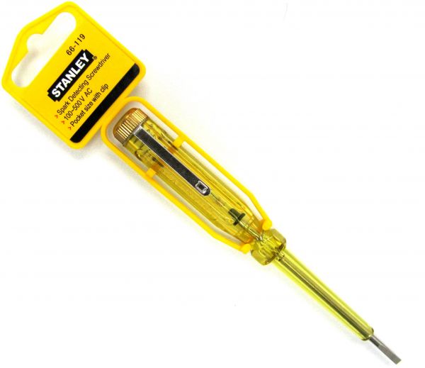 STANLEY 66-119 SPARK DETECTING SCREWDRIVER (Test Pen) - Click Image to Close