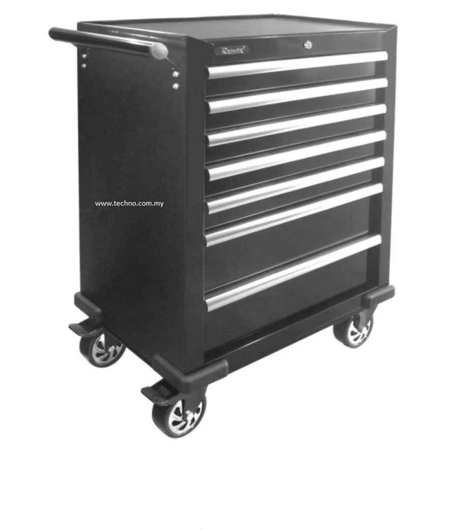 7 DRAWERS TOOL CABINET WITH BALL BEARING SLIDES - 77HT210 - Click Image to Close