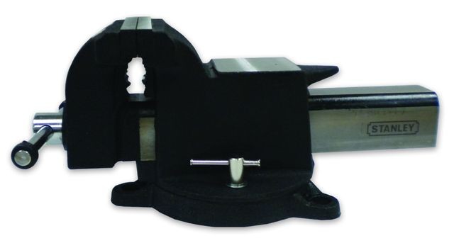 STANLEY 81-600 3" CAST STEEL BENCH VISE - Click Image to Close