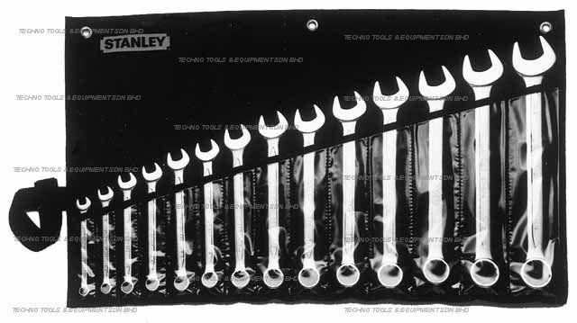 STANLEY 87-036 Slimline 14 Piece Combination Wrench Set - Click Image to Close