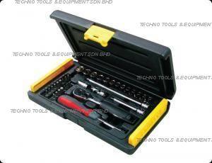 STANLEY 89-033 35 piece 1/4' drive socket set - Click Image to Close