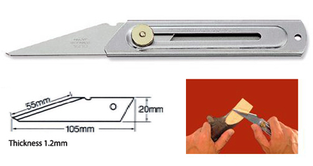 Olfa CK-2 Stainless Steel Craft Knife (Medium) - Click Image to Close