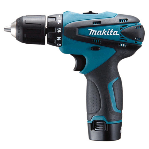 Makita Cordless Driver Drill 10mm(3/8"), 10.8V, 1.0kg DF330DWE - Click Image to Close