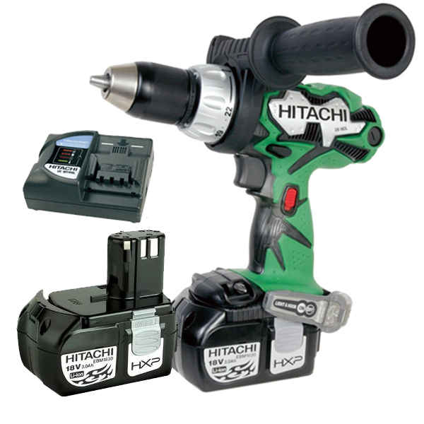 Hitachi DS18DL Cordless Lithium Ion Driver Drill with Cluthes - Click Image to Close